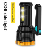 Camping Lights & Lanterns: Most Powerful 1200lm LED Flashlight Super Bright Torch Lamp USB Rechargeable