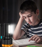 Camping Lights & Lanterns: Most Powerful 1200lm LED Flashlight Super Bright Torch Lamp USB Rechargeable