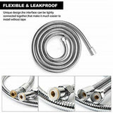 3m Shower Head Hose Stainless Steel Bathroom Flexible Tube Replacement Pipe AU