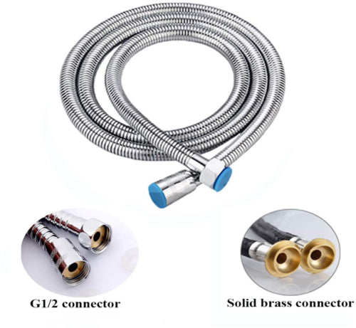 Shower Accessories: 3m Shower Head Hose Stainless Steel Bathroom Flexible Tube Replacement Pipe AU