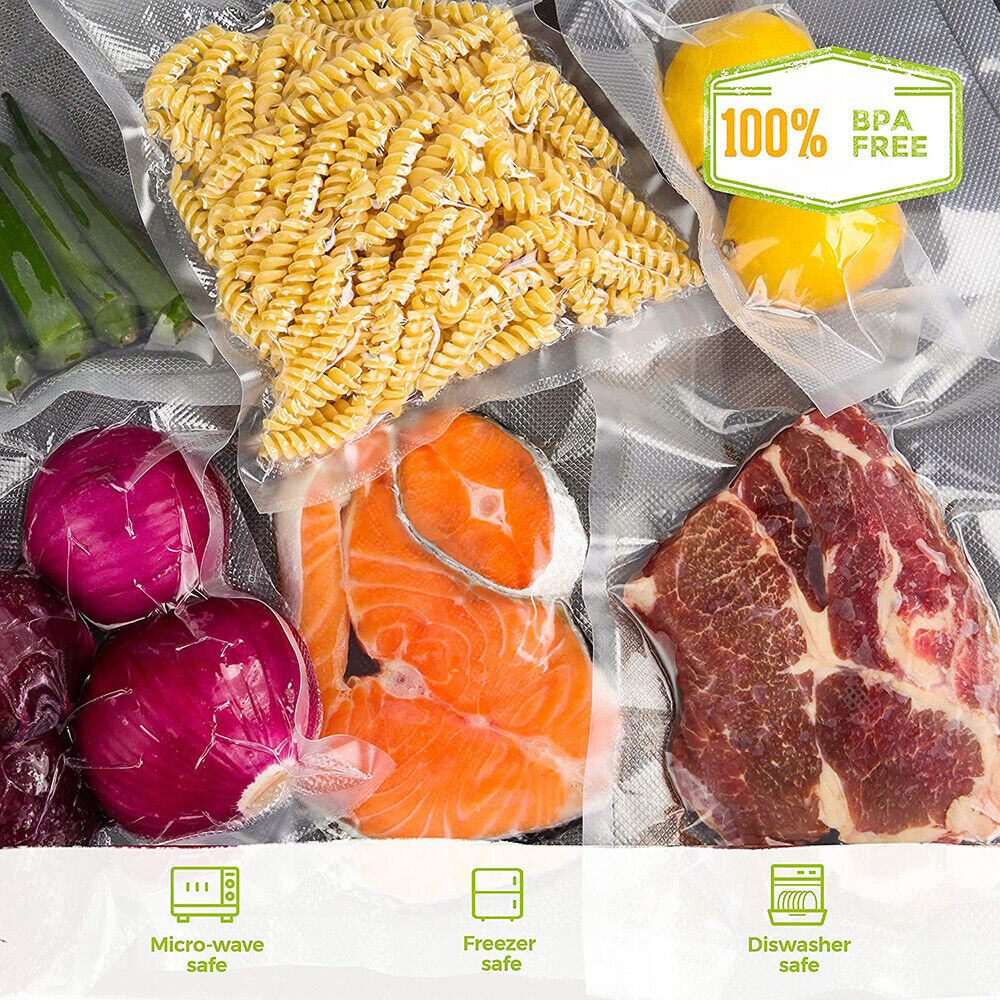 Food Storage: 1ROLL 20CM Vacuum Sealer Bags Rolls Vaccum Food Saver Storage Seal 15M