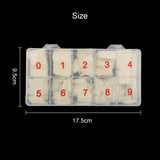 Nail Care: 500Pcs Fake French Nail Tips White Clear Stiletto False Gel Pointy Art Acrylic