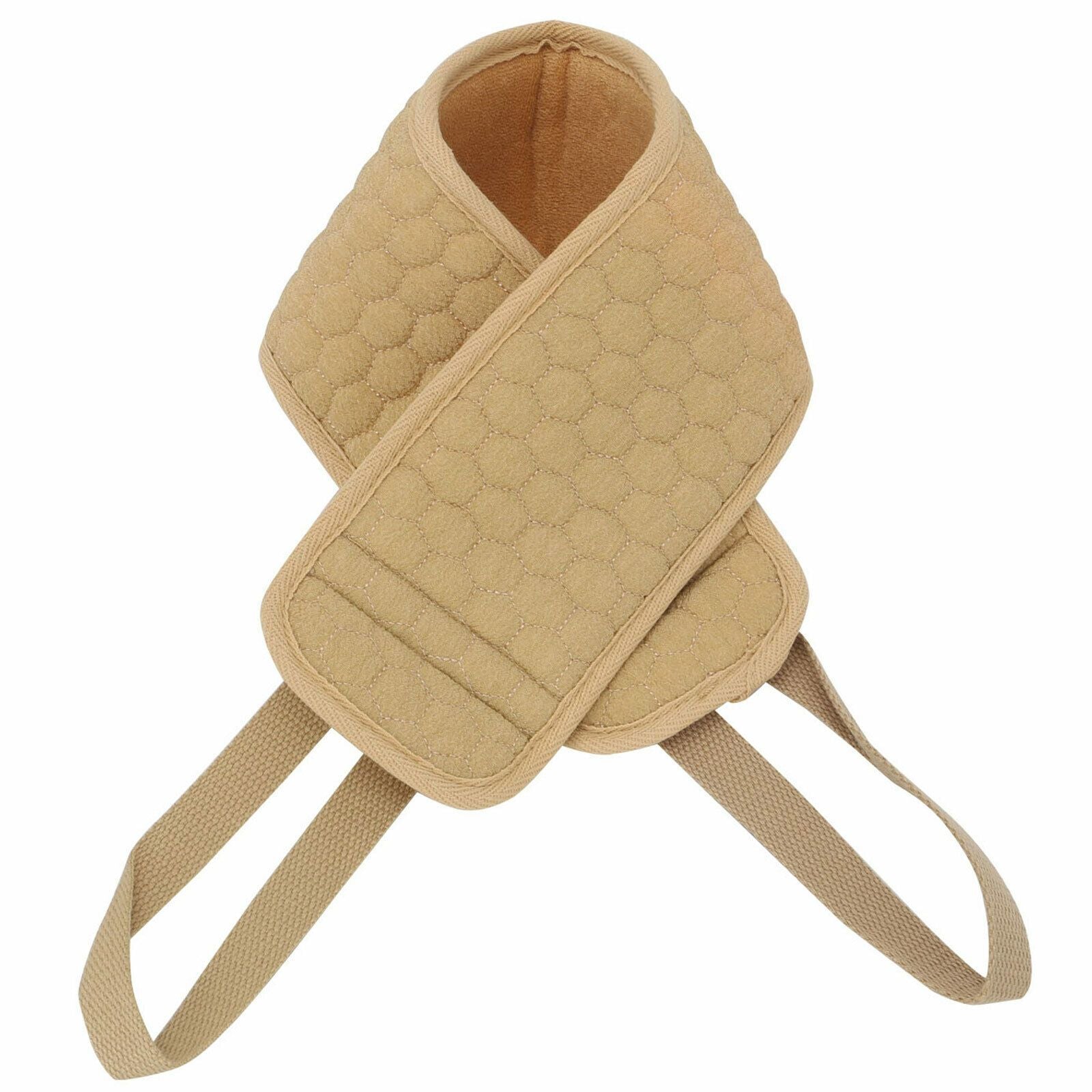 Exfoliating Back Scrubber Bath Shower Strap Loofah Spa Skin Body Sponge Brush AU