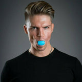 Gym Equipment & Accessories: Facial exerciser exercise ballneck toner3-stage mandibular exerciser jaw trainer Blue