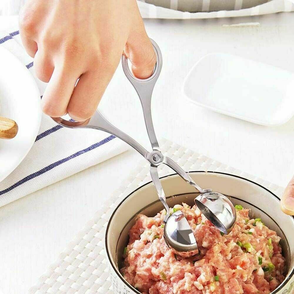 Kitchen Utensils: L Meatball Maker Spoon Kitchen Stick Utensil Baller Meat Stainless Steel AU