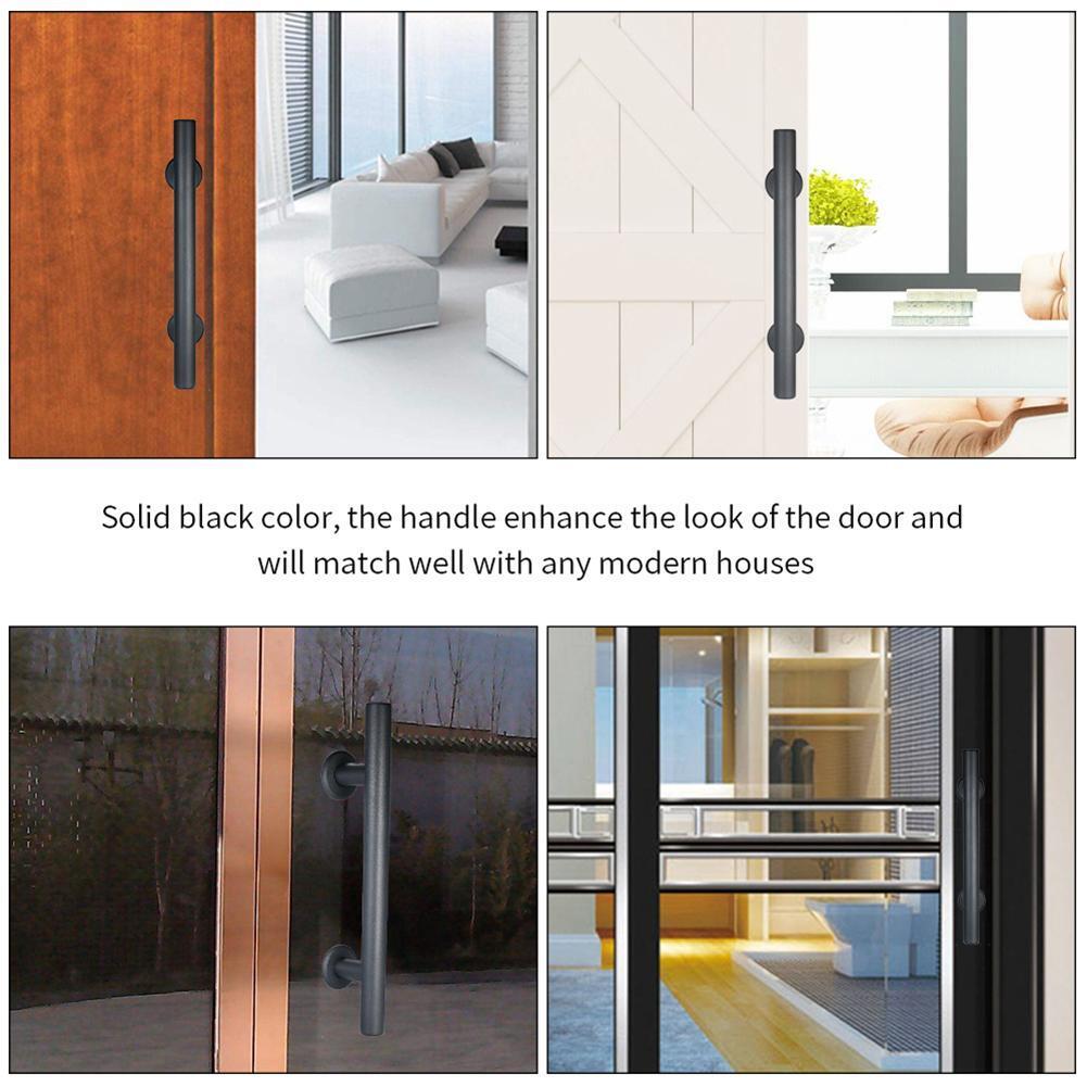 Paper Products: 12" Barn Door Handle Sliding Flush Pull Wood Door Gate Hardware Stainless Steel