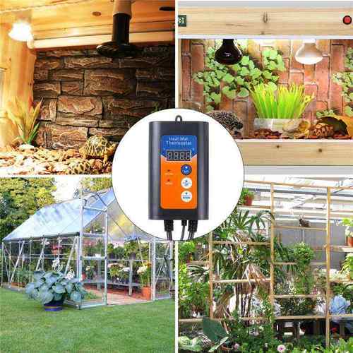 Pots, Planters & Accessories: Thermostat Controller Seedling Heat Mat Heating Pad Plant Seed Start AU PLUG