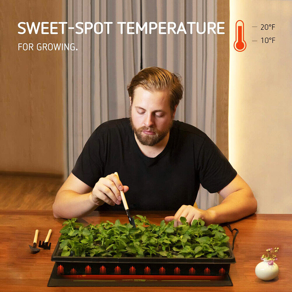 Pots, Planters & Accessories: Thermostat Controller Seedling Heat Mat Heating Pad Plant Seed Start AU PLUG
