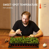 Pots, Planters & Accessories: Thermostat Controller Seedling Heat Mat Heating Pad Plant Seed Start AU PLUG