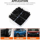 731pcs Car Trim Body Clips Kit Rivet Retainer Auto Panel Bumper Plastic Fastener