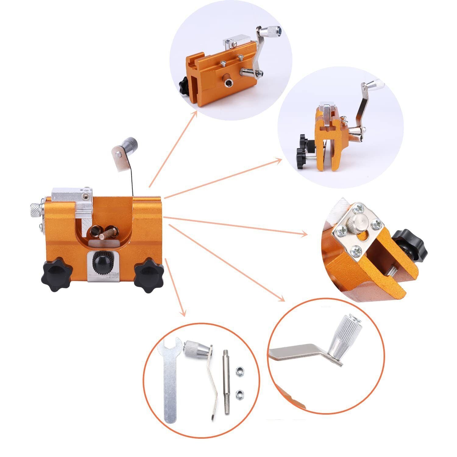 Chainsaws: Easy Portable Chainsaw Sharpener Jigs Sharpening Tool Chain Saws Electric Saws