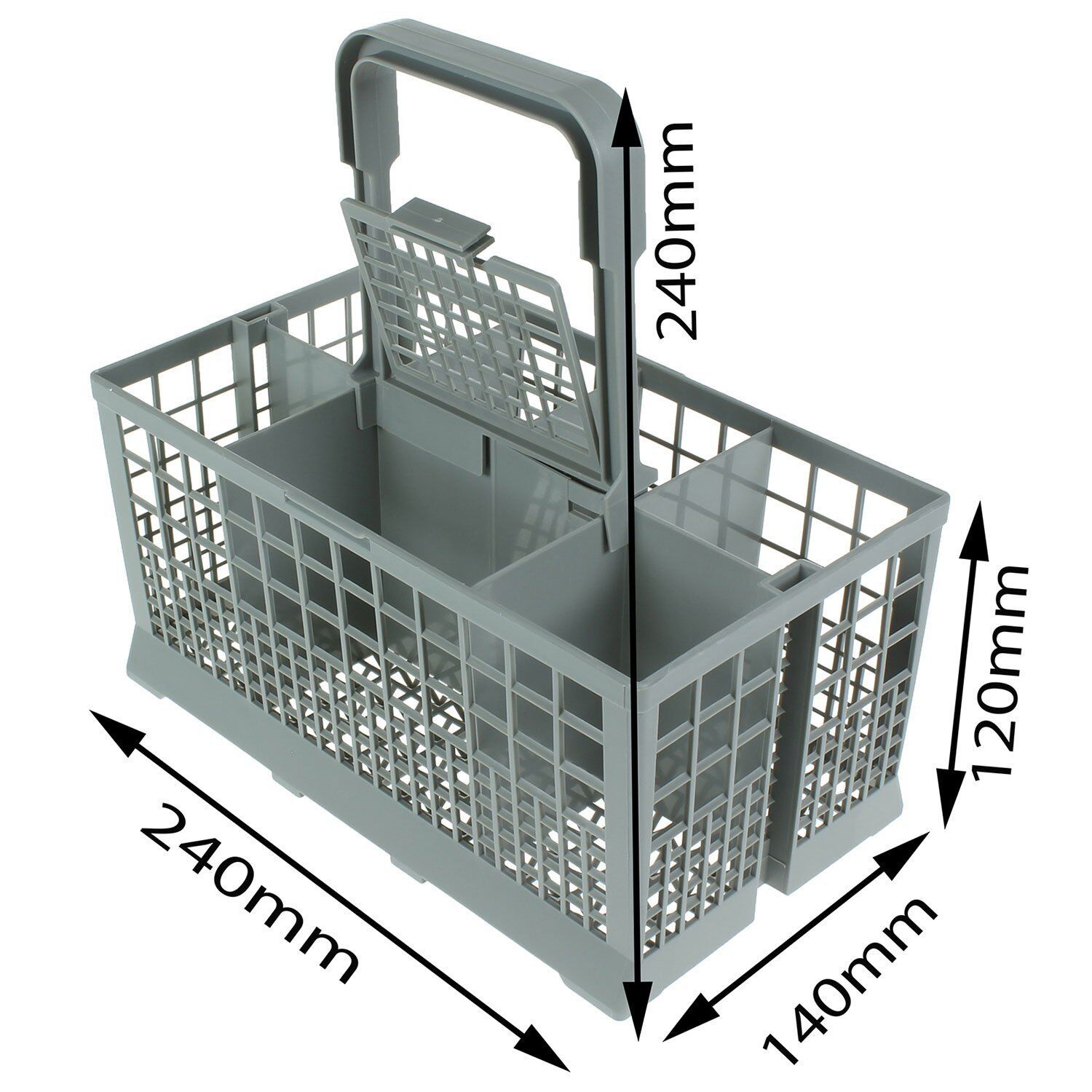 Dish Racks: Dishlex dishwasher replacement cutlery basket Best reinforced base 240*140*120mm