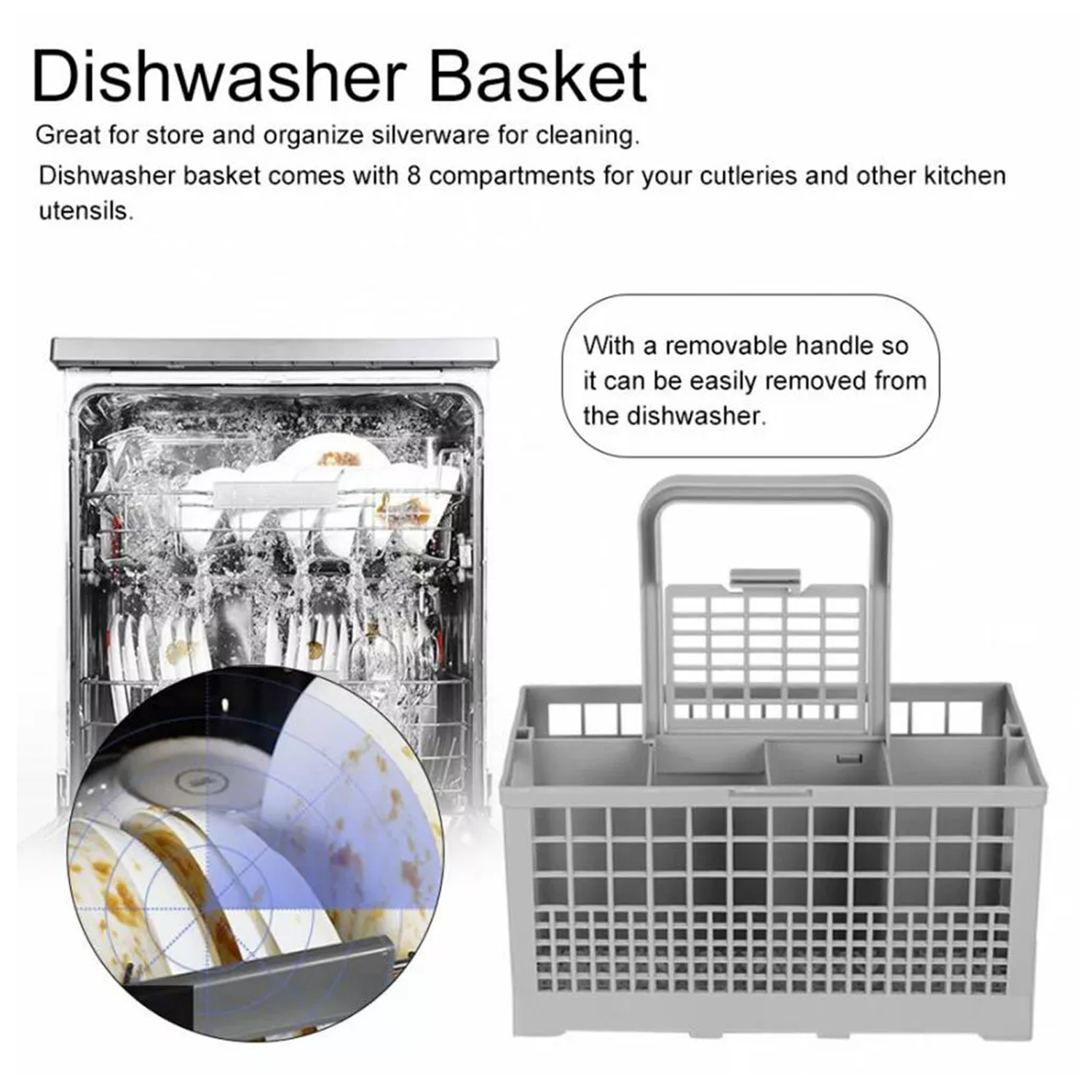 Dish Racks: Dishlex dishwasher replacement cutlery basket Best reinforced base 240*140*120mm