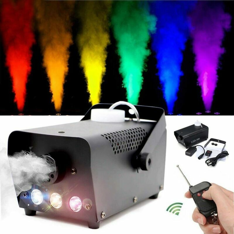 Fog Smoke Machine Fogger 500W RGB LED Party Club Disco Effect Wireless Control