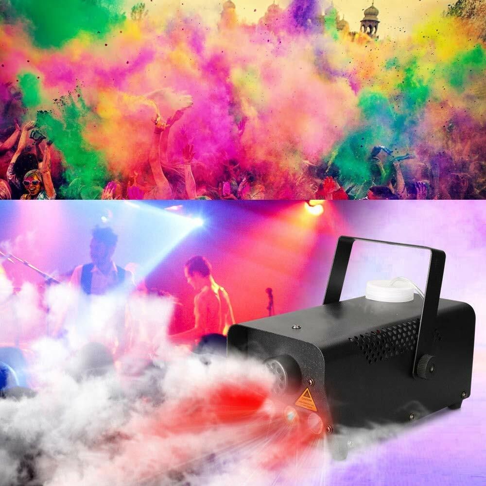 Fog Smoke Machine Fogger 500W RGB LED Party Club Disco Effect Wireless Control