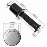 Office Supplies: Pop Up Power Point 3 Socket Plug + 2 USB Table Home Kitchen Desk Outlet