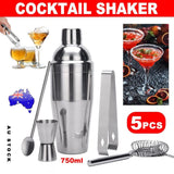 Wine & Champagne Hampers: Boston Cocktail Shaker Set Maker Mixer Martini Spirit Bar Strainer Bartender Kit