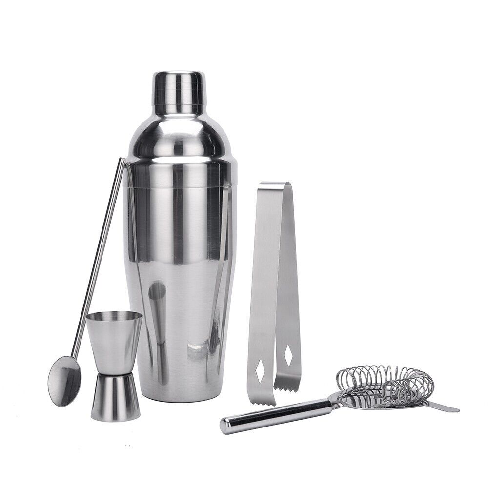 Wine & Champagne Hampers: Boston Cocktail Shaker Set Maker Mixer Martini Spirit Bar Strainer Bartender Kit