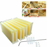 Beekeeping: Neweast 7Pcs Flow Bee Comb Hive Frames For Wooden Beekeeping Beehive House