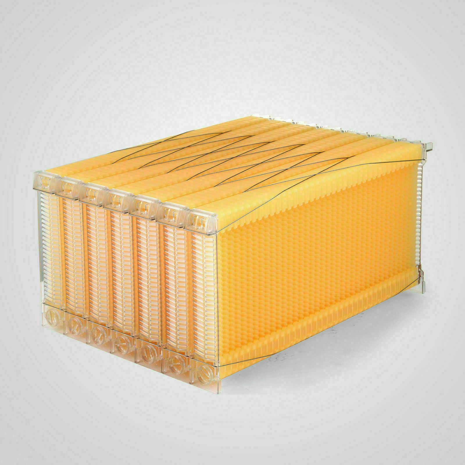 Beekeeping: Neweast 7Pcs Flow Bee Comb Hive Frames For Wooden Beekeeping Beehive House
