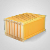 Beekeeping: Neweast 7Pcs Flow Bee Comb Hive Frames For Wooden Beekeeping Beehive House