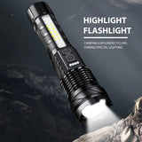 Camping Lights & Lanterns: Super Bright 30W 14LED Flashlight White Laser Tactical Torch Lamp for Camping AU