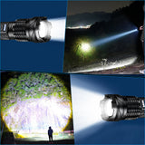 Camping Lights & Lanterns: Super Bright 30W 14LED Flashlight White Laser Tactical Torch Lamp for Camping AU
