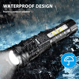Camping Lights & Lanterns: Super Bright 30W 14LED Flashlight White Laser Tactical Torch Lamp for Camping AU