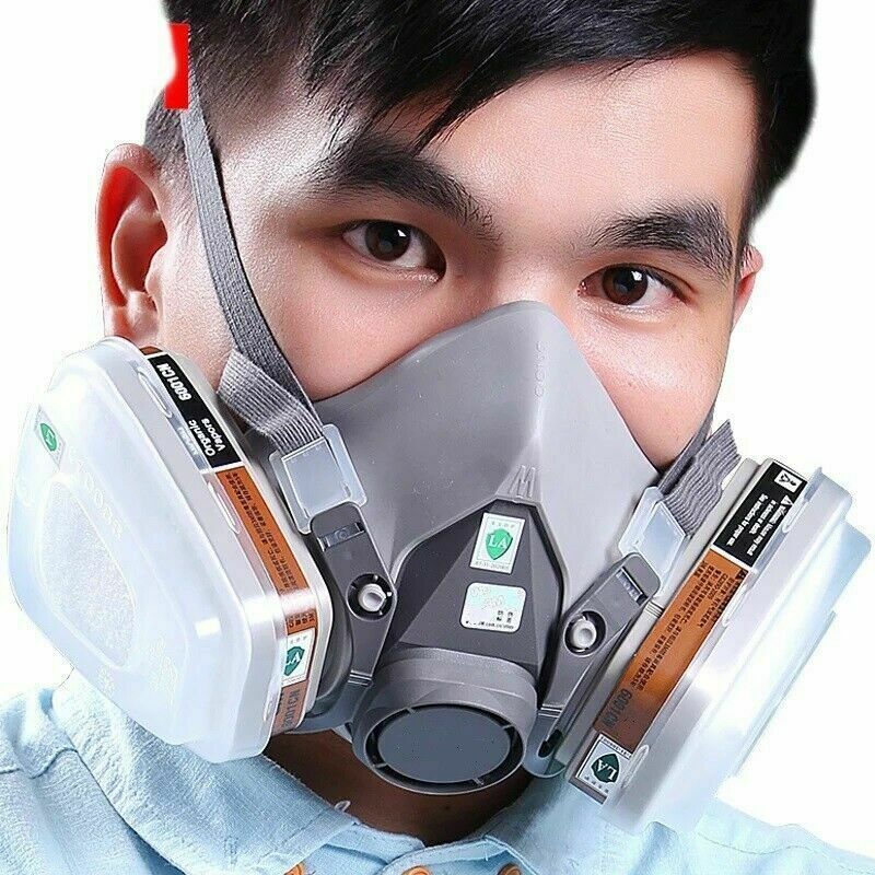 Wellness Accessories: 7 IN 1 Gas Mask Full Face Respirator Paint Spray Chemical Facepiece Reusable AU
