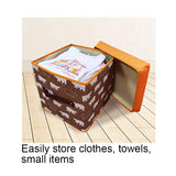 Ottomans & Footstools: Folding Ottoman Storage Stool Cube Footstool Stool Blanket Box With Cover AU