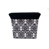 Ottomans & Footstools: Folding Ottoman Storage Stool Cube Footstool Stool Blanket Box With Cover AU