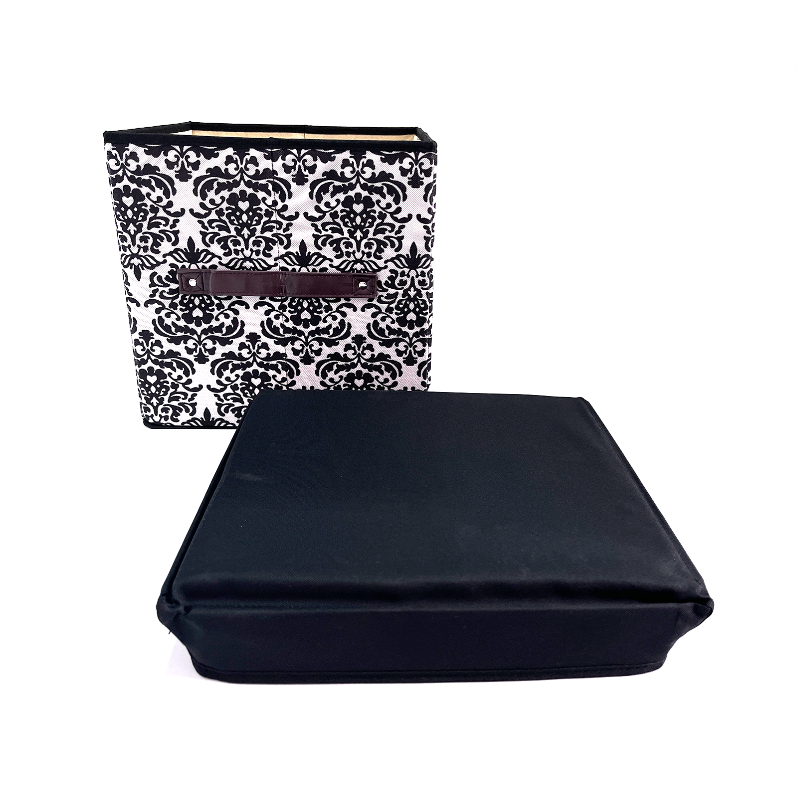 Ottomans & Footstools: Folding Ottoman Storage Stool Cube Footstool Stool Blanket Box With Cover AU