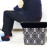 Ottomans & Footstools: Folding Ottoman Storage Stool Cube Footstool Stool Blanket Box With Cover AU