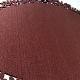 Outdoor Rugs: 4Pc Leaf Edge Felt Placemats Heat Insulation Coffee Cup Mat Table Decor At First