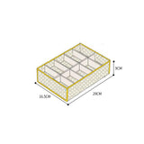 2Pcs 10 Grids Underwear Sock Panties Drawer Storage Bag Organizer Wardrobe Box