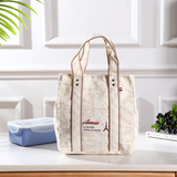 Duffel Bags: Portable 22*11.5*25cm Insulated Lunch Bag Food Container Picnic Storage Handbag