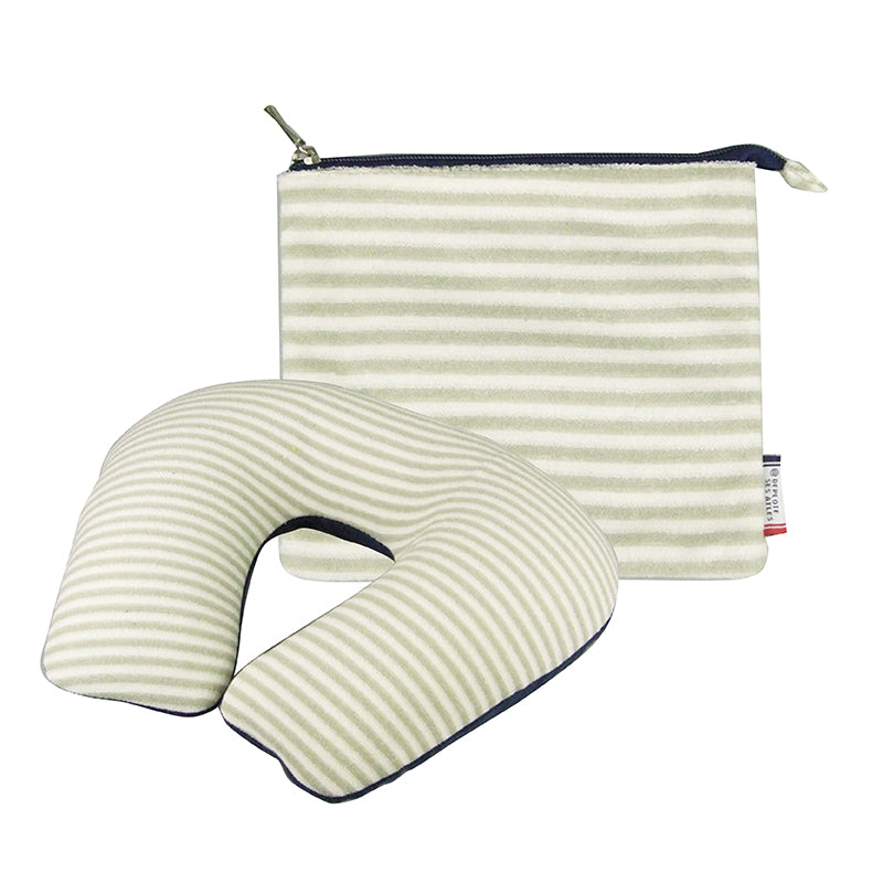 Pillows: Inflatable U Shaped Travel Neck Pillow Portable Car Flight Head Rest Cushion
