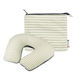 Pillows: Inflatable U Shaped Travel Neck Pillow Portable Car Flight Head Rest Cushion
