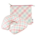 Pillows: Inflatable U Shaped Travel Neck Pillow Portable Car Flight Head Rest Cushion
