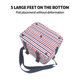 Packing Organisers: Red Insulated Picnic Bag Thermal Cooler Portable Lunch Food Tote Carry Storage Bag