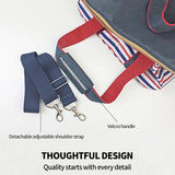 Packing Organisers: Red Insulated Picnic Bag Thermal Cooler Portable Lunch Food Tote Carry Storage Bag