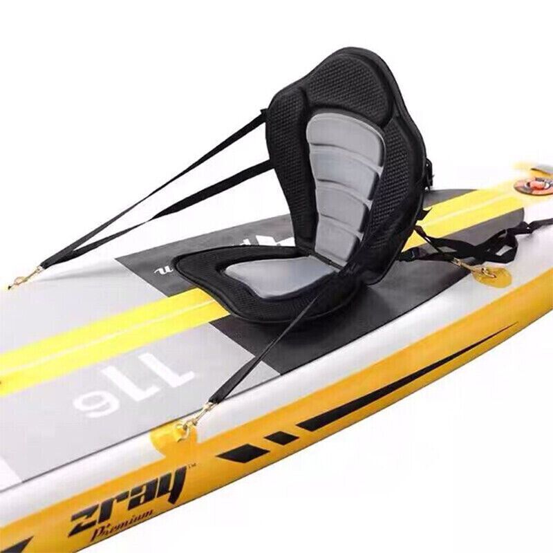 Adjustable Canoe Kayak Seat Padded Detachable BackPack Hooks With Storage Bag