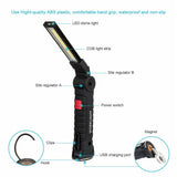 Outdoor Lights: Portable COB LED Work Light Car Garage Mechanic USB Rechargeable Torch Lamp AU