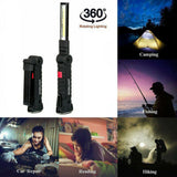 Outdoor Lights: Portable COB LED Work Light Car Garage Mechanic USB Rechargeable Torch Lamp AU
