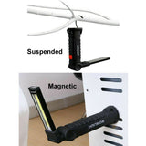 Outdoor Lights: Portable COB LED Work Light Car Garage Mechanic USB Rechargeable Torch Lamp AU