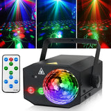 Night Lights & Ambient Lighting: Dance Party Disco Ball Dj Disco Rave Stage Strobe Laser Lights Remote Control