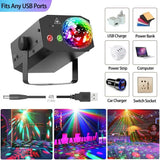 Night Lights & Ambient Lighting: Dance Party Disco Ball Dj Disco Rave Stage Strobe Laser Lights Remote Control