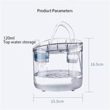 Vacuum Cleaner Accessories: 8PCS Filter Electric Pet Water Fountain Automatic Sensor Drinking Dispenser Filter