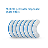 Vacuum Cleaner Accessories: 8PCS Filter Electric Pet Water Fountain Automatic Sensor Drinking Dispenser Filter