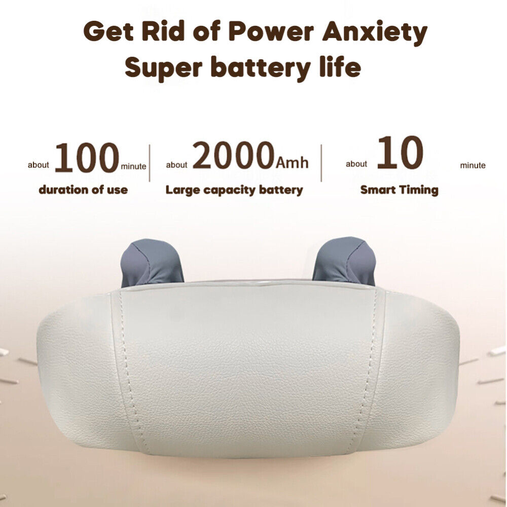 Massagers: 5D Massagers for Neck and Shoulder with Heat Goletsure Pain Relief Deep Kneading Grey